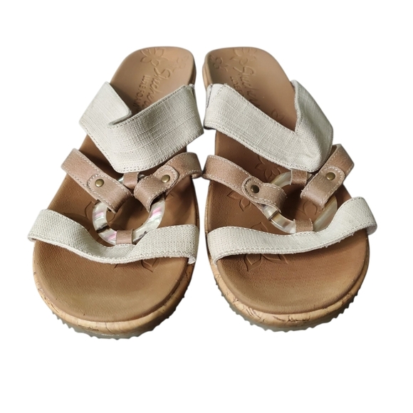 Skechers Natural Beverlee Sail Away Sandals Size 11 - Picture 2 of 10